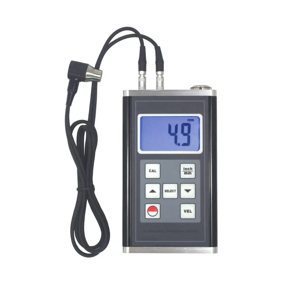 New Ultrasonic Thickness Gauge & Steel Thickness Gauge TM-8818 0.75~400 mm range ( 45 # steel )