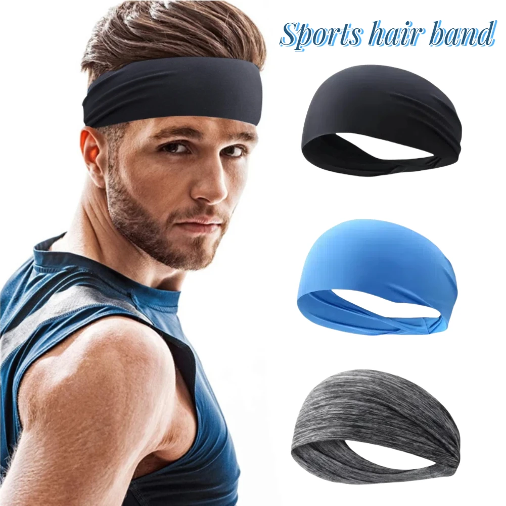 

Running, basketball, fitness, sweat absorbent headband Elastic headband is suitable for sports forehead protection