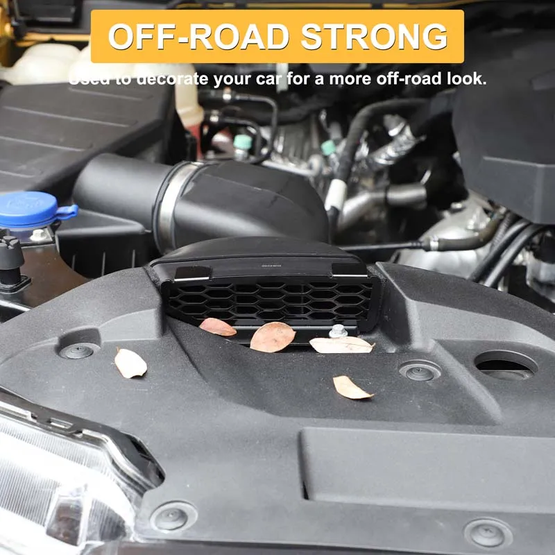 For Ford Ranger Ranger 2023-2025 engine cabin air inlet anti-blocking grille radiator protective cover auto parts carbon steel