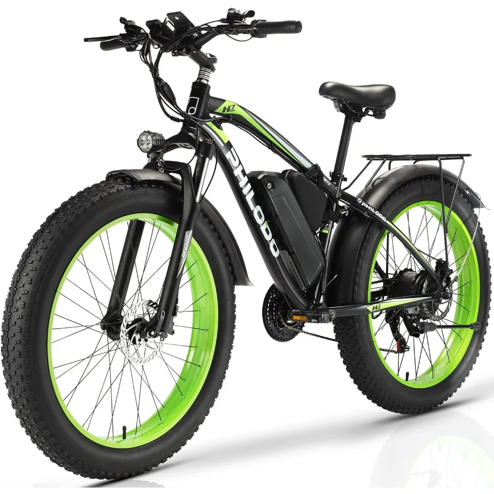 

Электрический велосипед для взрослых, Ebike Fat Tire, 26 дюймов, электрический велосипед, 1000 Вт, электрический горный велосипед, 48 В