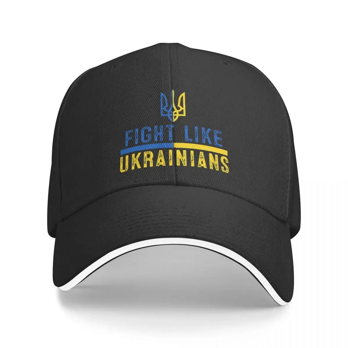 New Fight Like Ukrainians Ukraine Multicolor Hat Peaked Women's Cap Personalized Visor Outdoor Hats