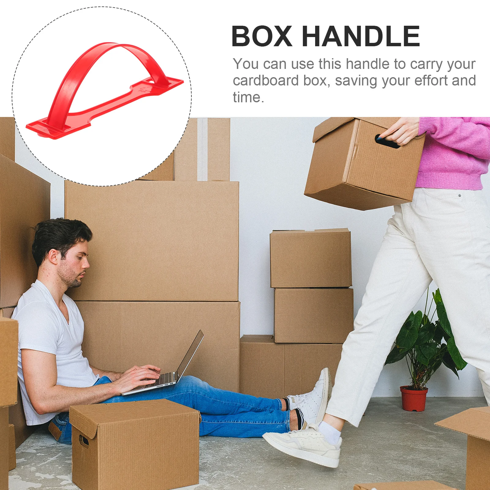 Handle for DIY Replacement Carton Gift Box Milk Carrying Handles Cardboard Boxes