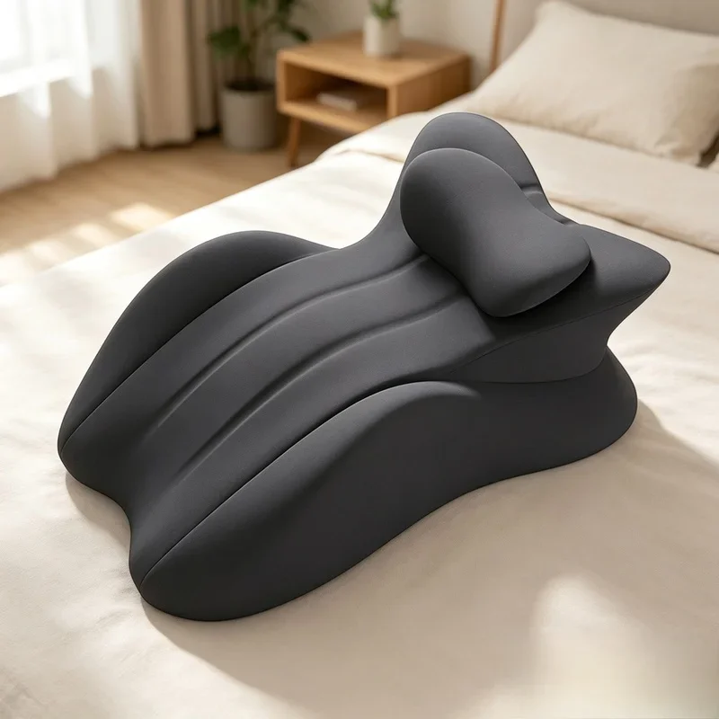 Multi-Positional Wedge Pillow Memory Foam Ergonomic Prone Pillow Prone Reading Cushion Pillows Bed Sleeping Pillow Removable