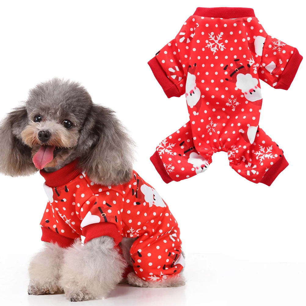

Dog's Clothes Premium Pet Party Costume Dress Jumpsuit Christmas Fashionable Outdoor