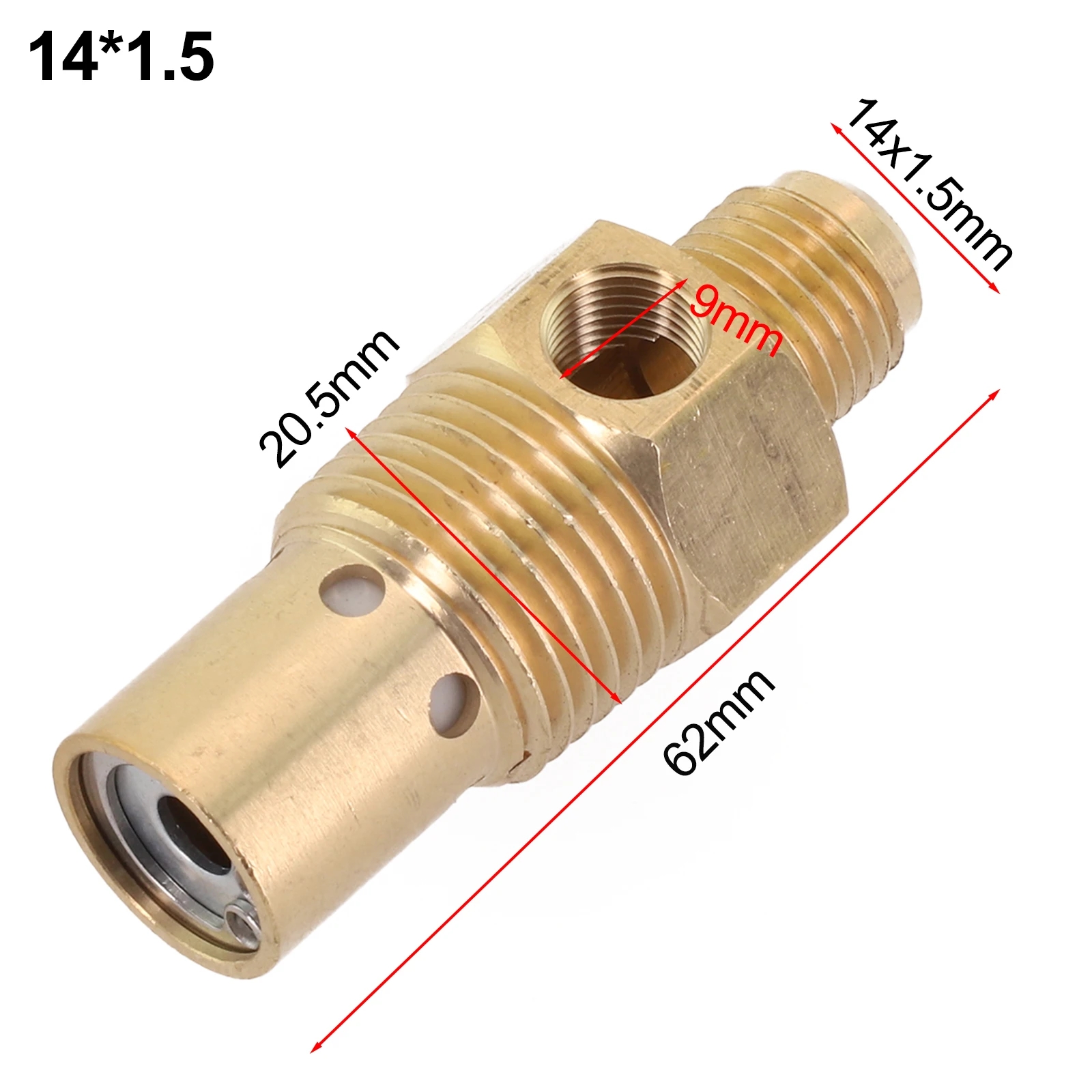 

Brass Check Check Valve 1 Way Compressor Air Compressor Brass For Air Compressor G3/4-16 Valve Workshop Equipment Pneumatic Part