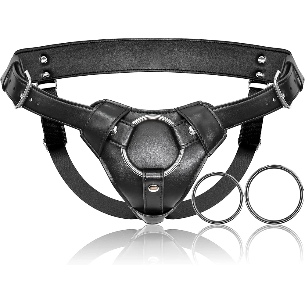 Strap On Dildo Harness Adult Sex Toys for Women Men Pegging Dildo Adjustable Waist Thigh Soft Nylon Vegan Leather Belt Lesbian