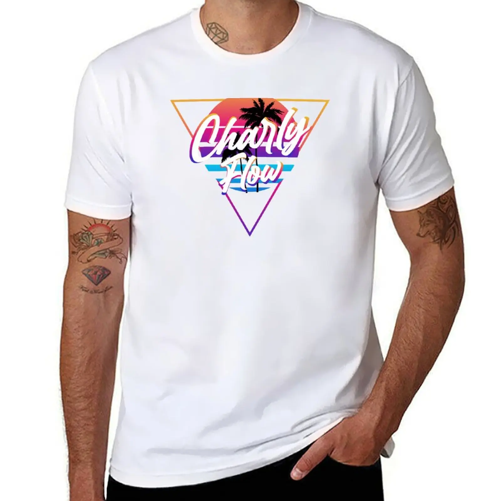 Camiseta Charly Flow con diseño de novela española colombiana, camisetas de anime, camisetas oversize, camiseta de diseñador