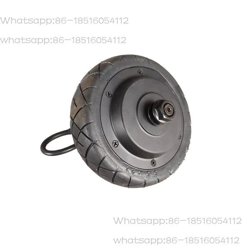 

5.5 Inch Brushless High Speed Hub Motor with Solid Tire 200W 24V 36V for Electric Scooter Kids Ride-On Car Children's Vehicle