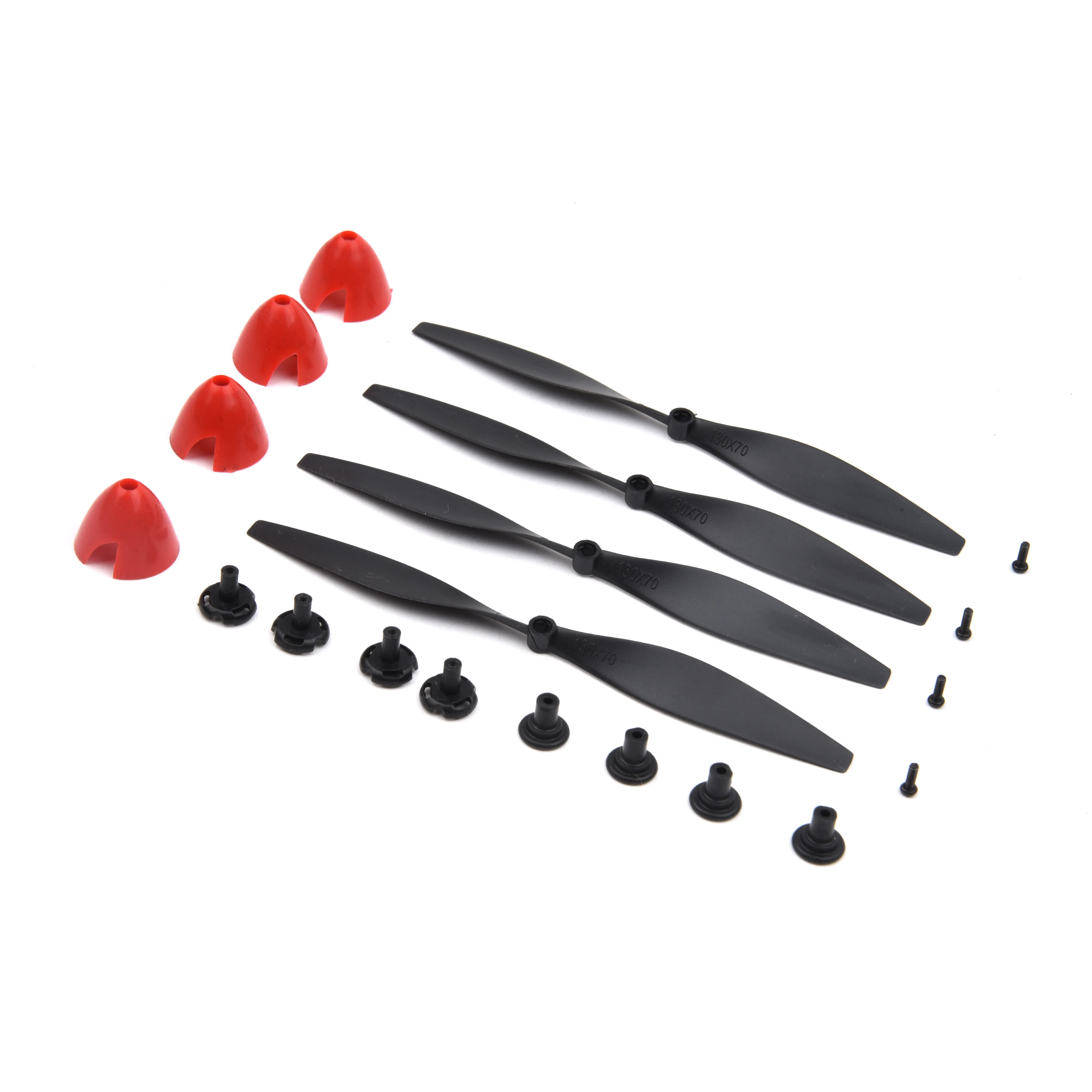 2/4 Stück VOLANTEX 130mmX70mm Propeller und Propeller-Schutzadapter für RC 761-5 P51D P-51D P5 Flugzeug-Ersatzteile, Sonderangebot
