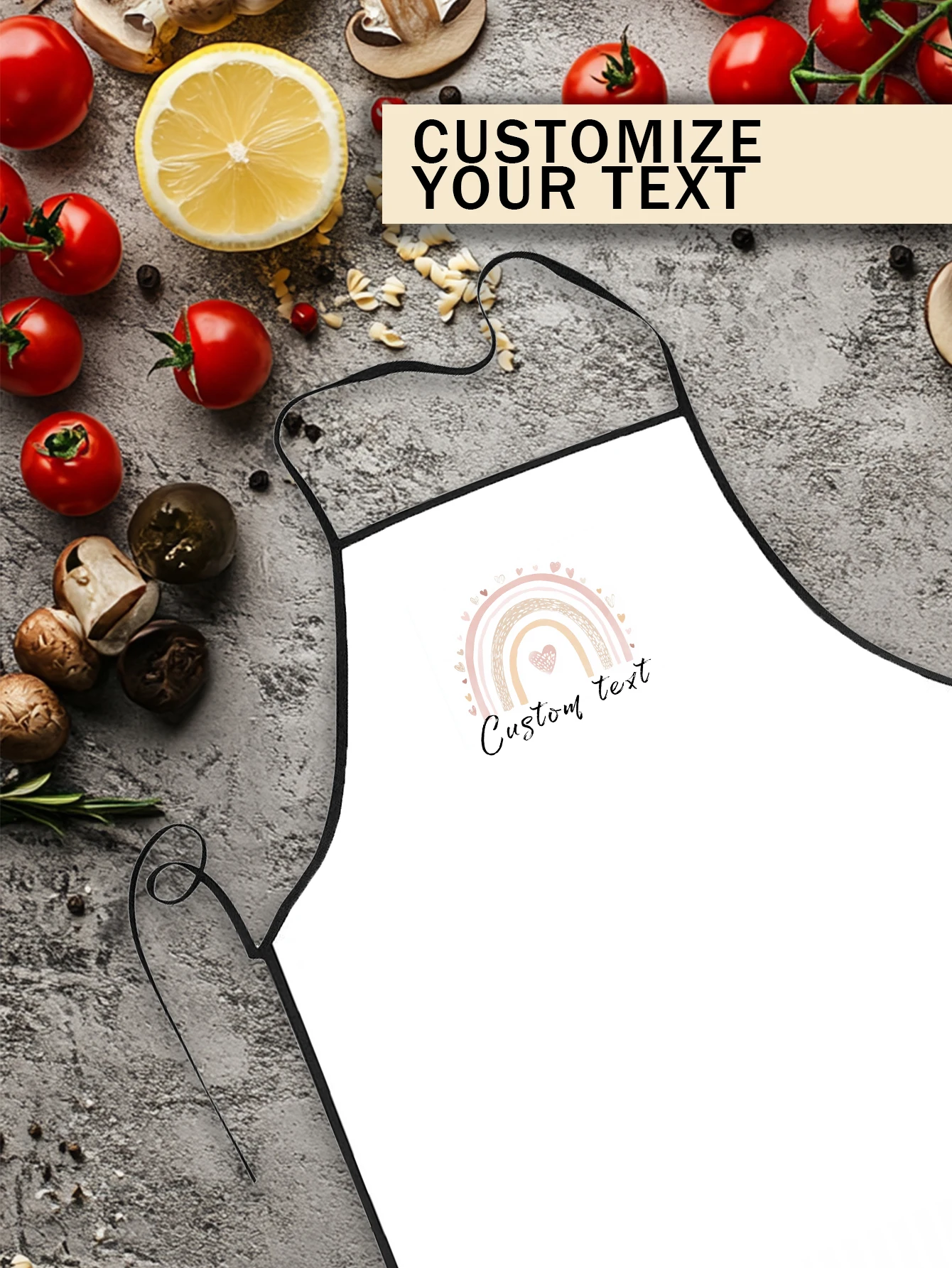 مخصص طباعة النص الرجال المطبخ المئزر التوقيع مآزر المطبخ المنزل الخبز الملابس عيد ميلاد سعيد