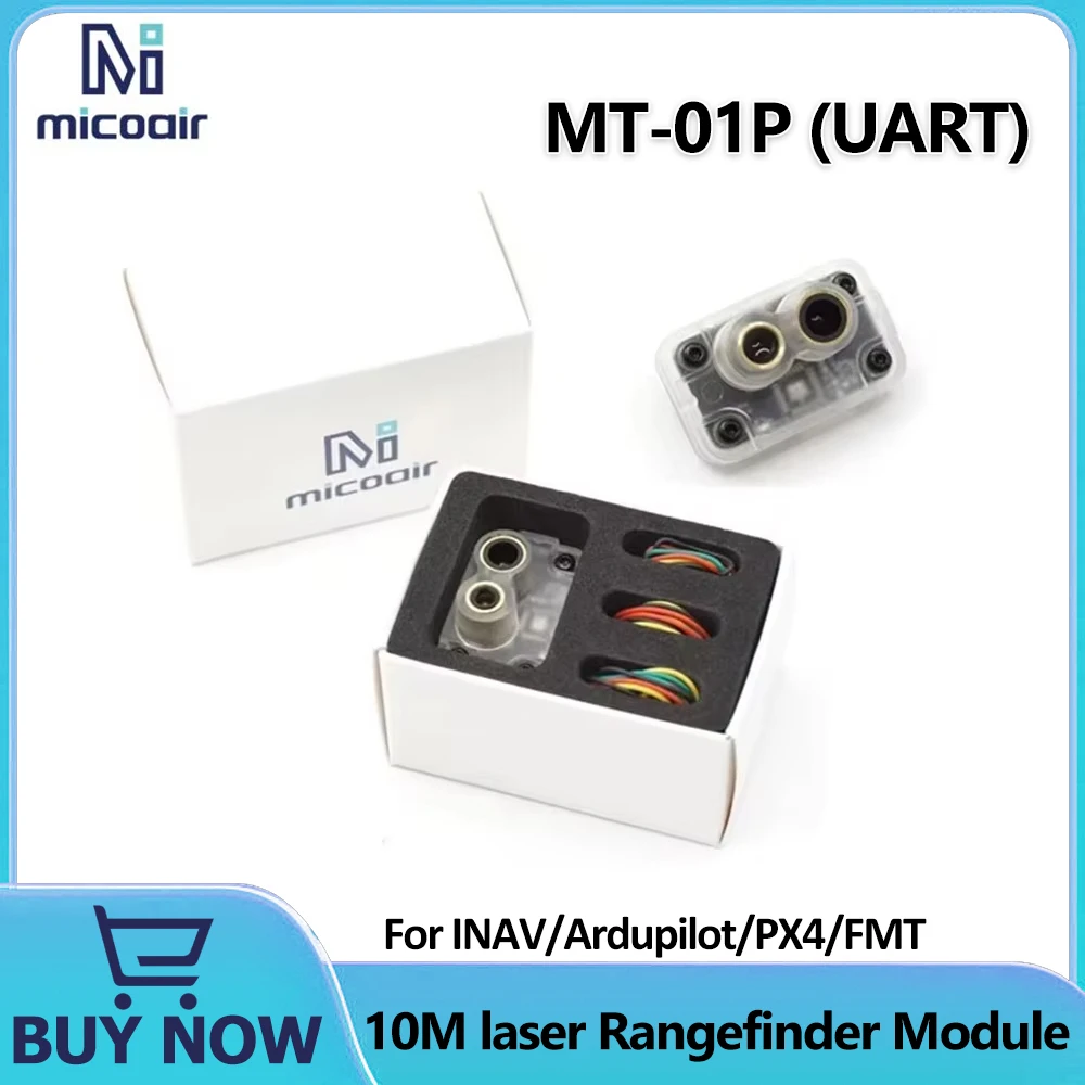 

MicoAir MT-01P UART 10 Metre Laser Rangefinder Module UART&I2C Switchable Supports Ardupilot/PX4/INAV