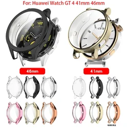 Coque de protection pour Huawei Watch GT4, coque de protection d'écran, pare-chocs complet, coque anti-rayures, 41mm, 46mm