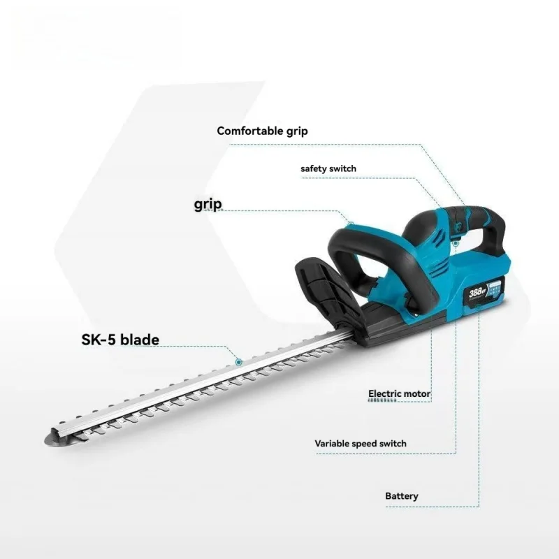 Multifunctional Rechargeable Garden Trimmer, Electric Fence & Hedge Pruning Machine for Lawn and Green Belt Maintenance