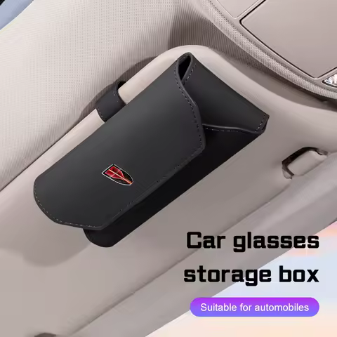 For Hongqi HS5 H5 H9 E-QH5 HS7 E-HS9 H7 E-HS3 Car Glasses Case Portable Car Sun Visor Sunglasses Holder Storage Box Accessories