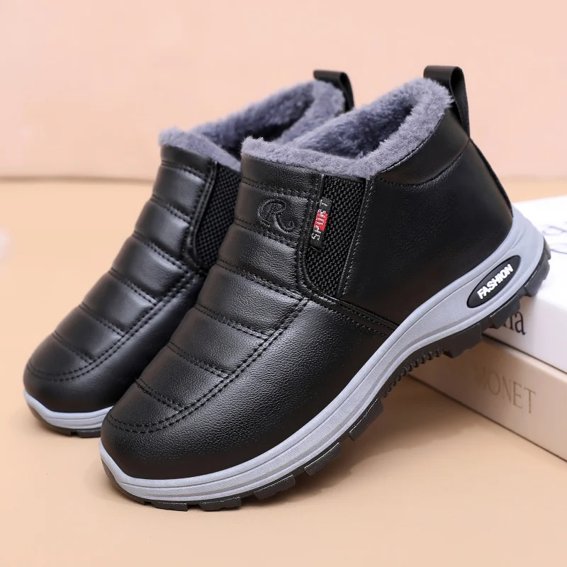 Winter Snow Boots for Women 2026 New Cotton Shoes Casual Thick Velvet Warm One Step Stepping Comfort