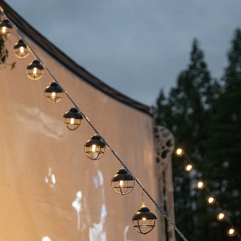 Naturehike Camping Tent Light Lamp Outdoor Waterproof Hanging Light Ambient Lighting Atmosphere Decorative Party Light 170cm