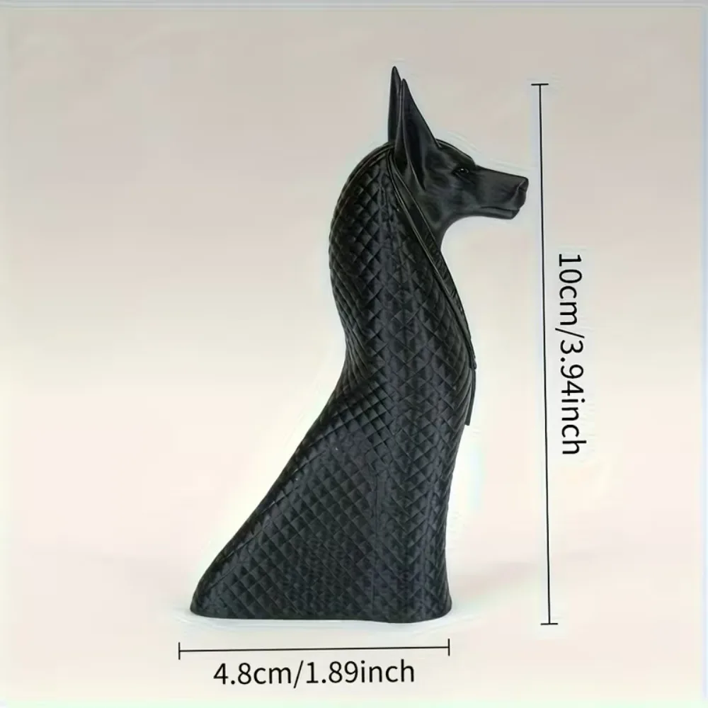 تمثال أنوبيس للإله المصري، تمثال إله الحارس الغامض المصري القديم ثلاثي الأبعاد، تمثال ديكور للكلاب، تصميم غريب الأطوار، مكتب، غرفة المعيشة، ديكور غرفة الطعام، ديكور منزلي حديث، هدية تذكارية فريدة لمحبي الحيوانات الأليفة، هدية تذكارية للعطلات