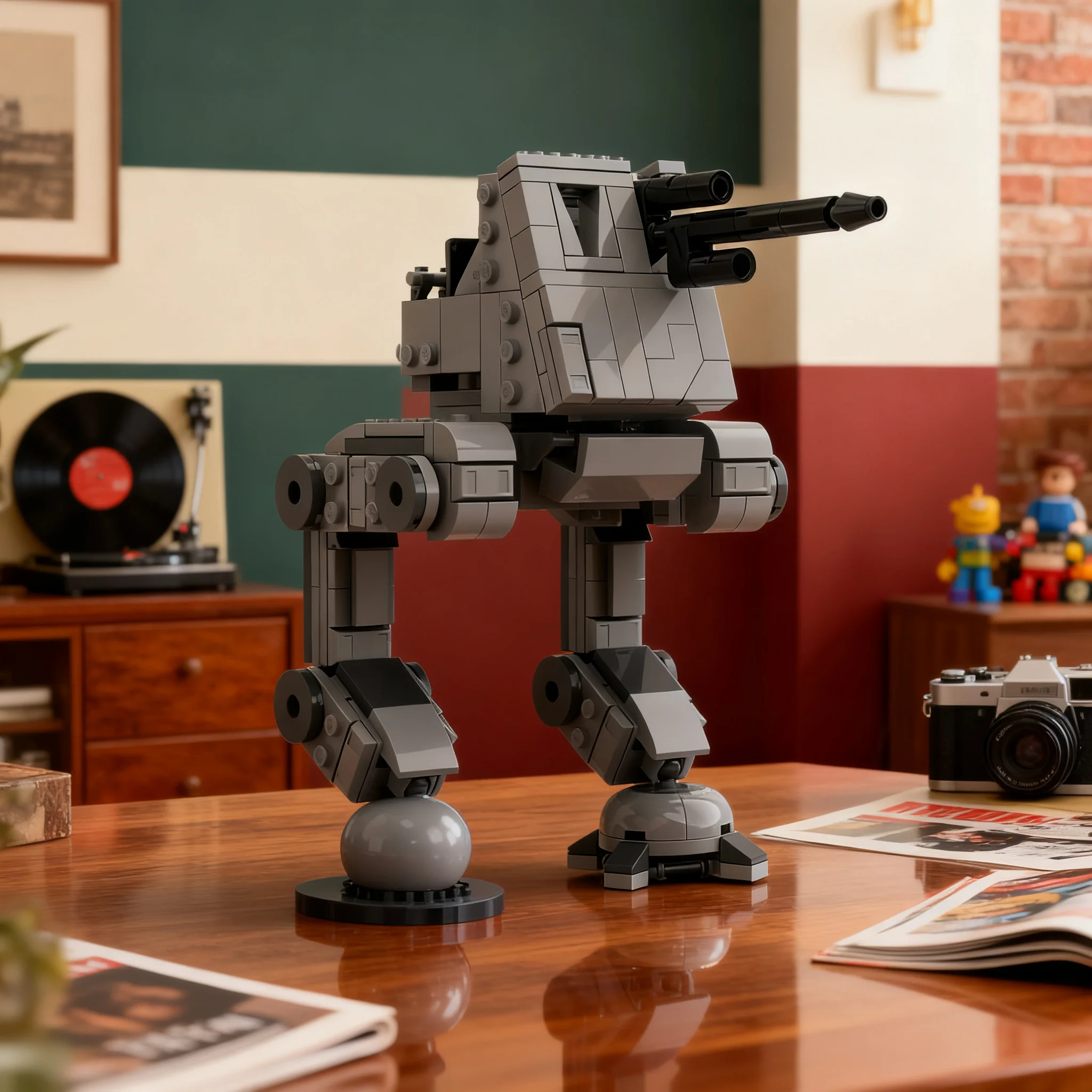321pcs MOC Star Battle AT-DT TheKrokiet Model Building Blocks Christmas Gift Toy Collection Display Creative Birthday Art 3D