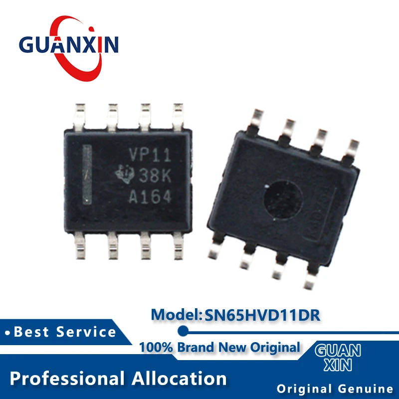 

100% New electronics SN65HVD11DR SN65HVD11D SOIC-8 Marking VP11 SN65HVD11