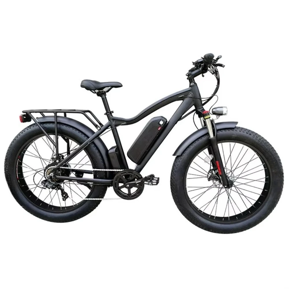 BR Full Suspension 48v 1000w Electric Mountain Bike With 9 Speed Disc Brake Integrated 15ah Lithium Battery City Bikes For Sport