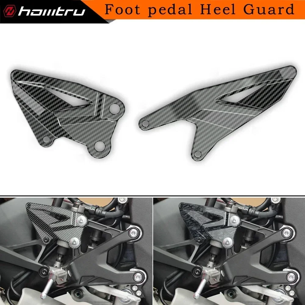 Motorcycle Pedal Guard Pedal Guard Heel Plate Decorative Accessories For Yamaha R1 R1M 2015-2024