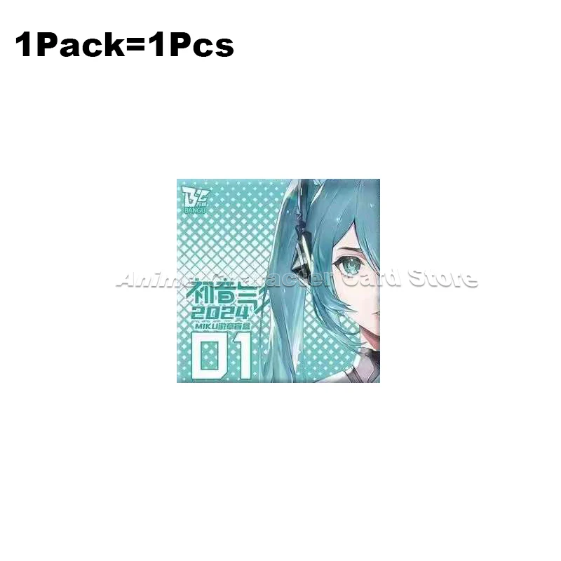 Hatsune Miku Card Badge Anime Cute Kawaii Figure Collection Toys Accessories Birthday Periphery Gifts for Boys and Girls