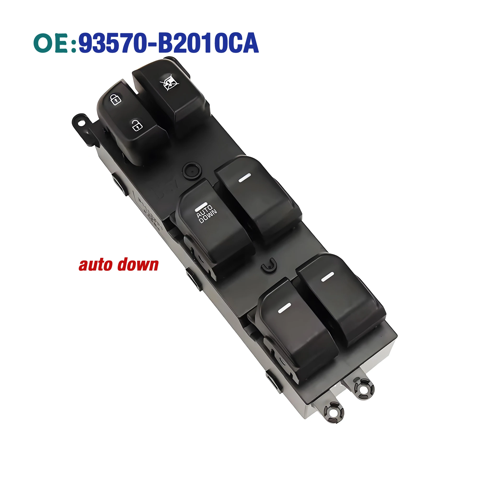 

93570-B2010CA 93570B2010CA для Kia Soul 2014 2015 2016 2017 2018 2019, передняя левая электрическая кнопка управления стеклоподъемником