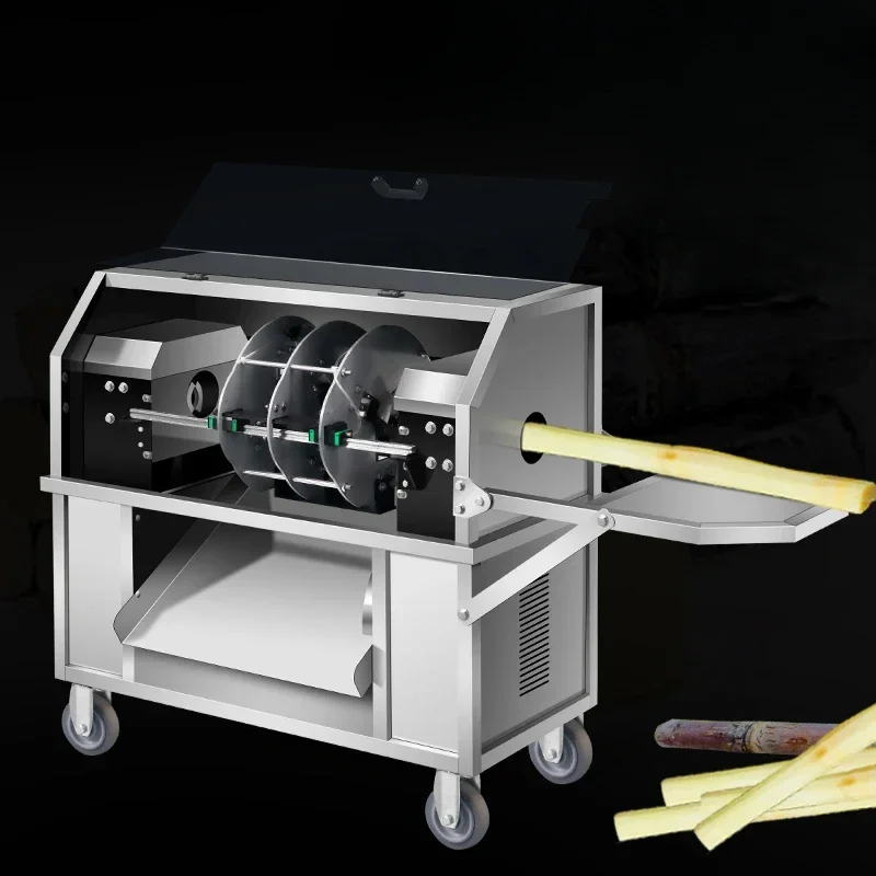 Sugarcane peeler, fully automatic commercial electric small specialized cutting machine