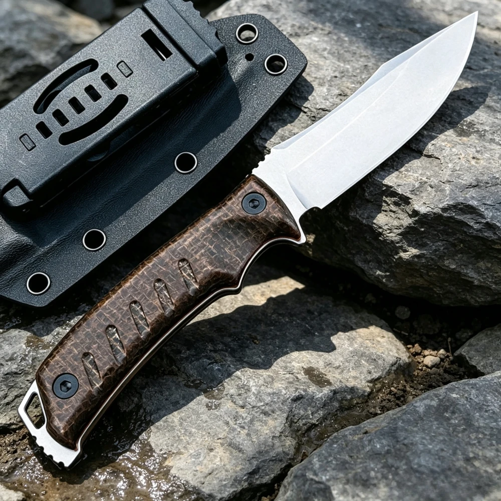 Pillar EDC Jungle Adventure Hiking Backpacking Utility Tools Camping Rock Climbing Portable Fixed Knife Outdoor Daily Multitools