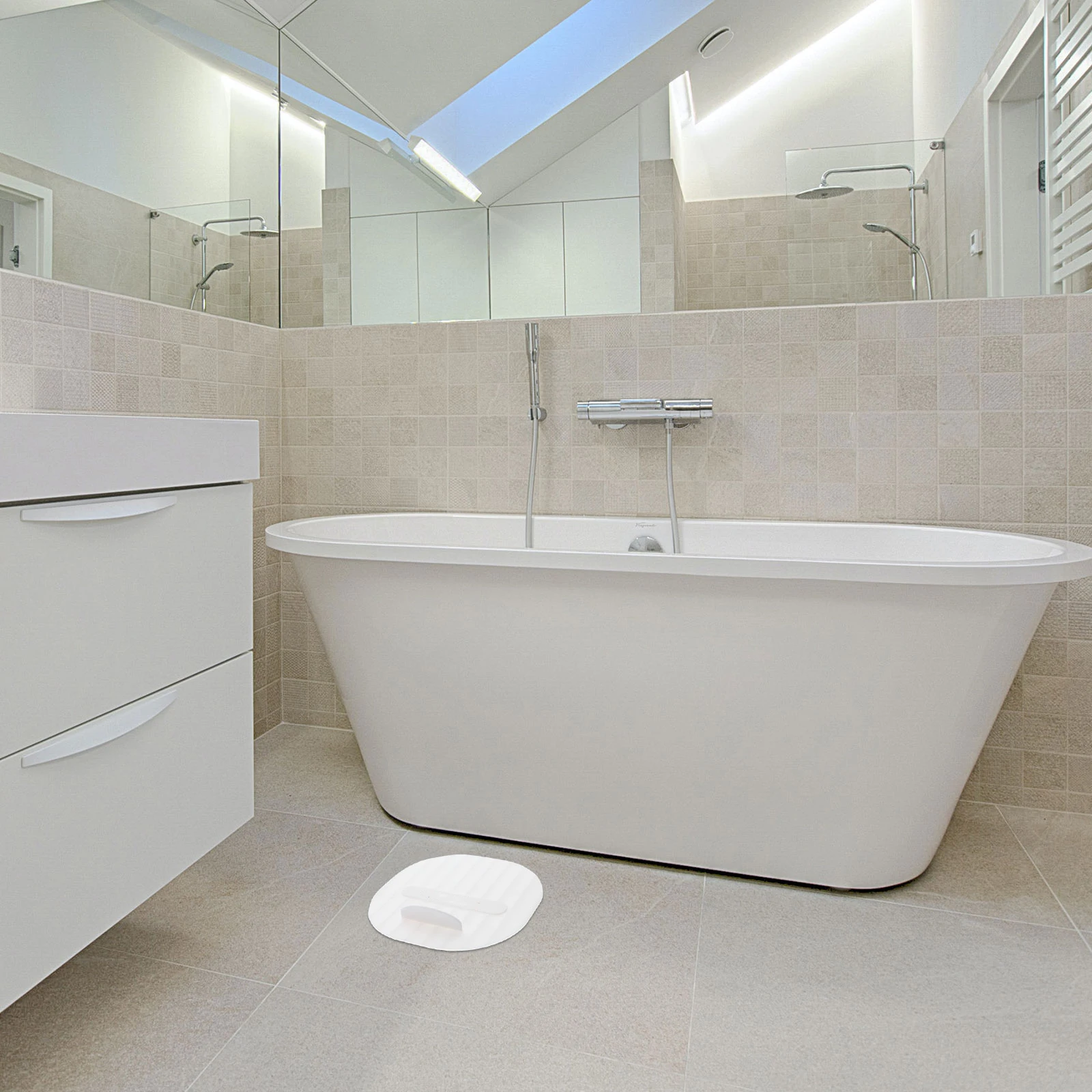 

Flat Silicone Floor Drain Cover Stopper Hair Filter Seal Leak Proof for Bathroom Kitchen Sink Floor Drain Cover