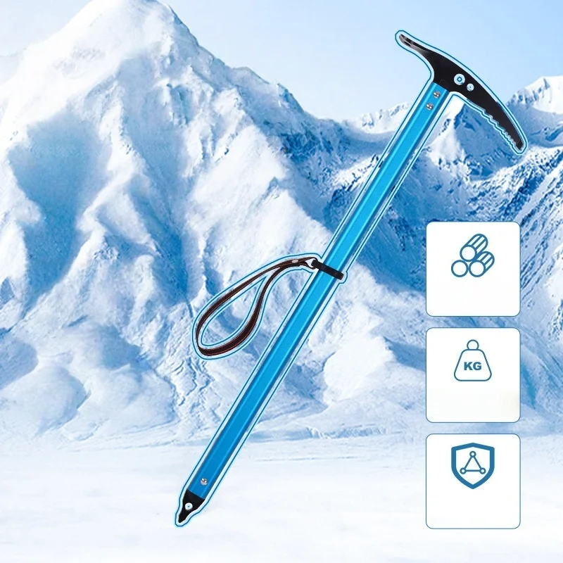 Sprzęt do wspinaczki górskiej na śniegu, narzędzia, topory wspinaczkowe, ścierki, młotki śnieżne, sprzęt do wspinaczki na śnieżne góry