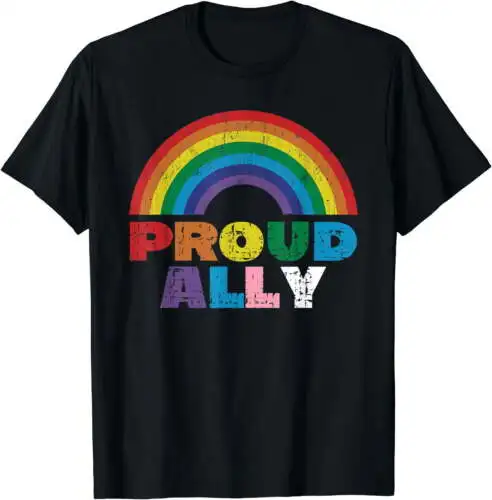 

Proud Ally LGBT Rainbow Pride Month T-Shirt