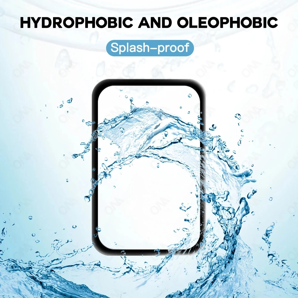 PMMA منحني حامي الشاشة غطاء كامل واقية فيلم لينة (وليس الزجاج) ل OPPO الفرقة 2 ساعة ذكية