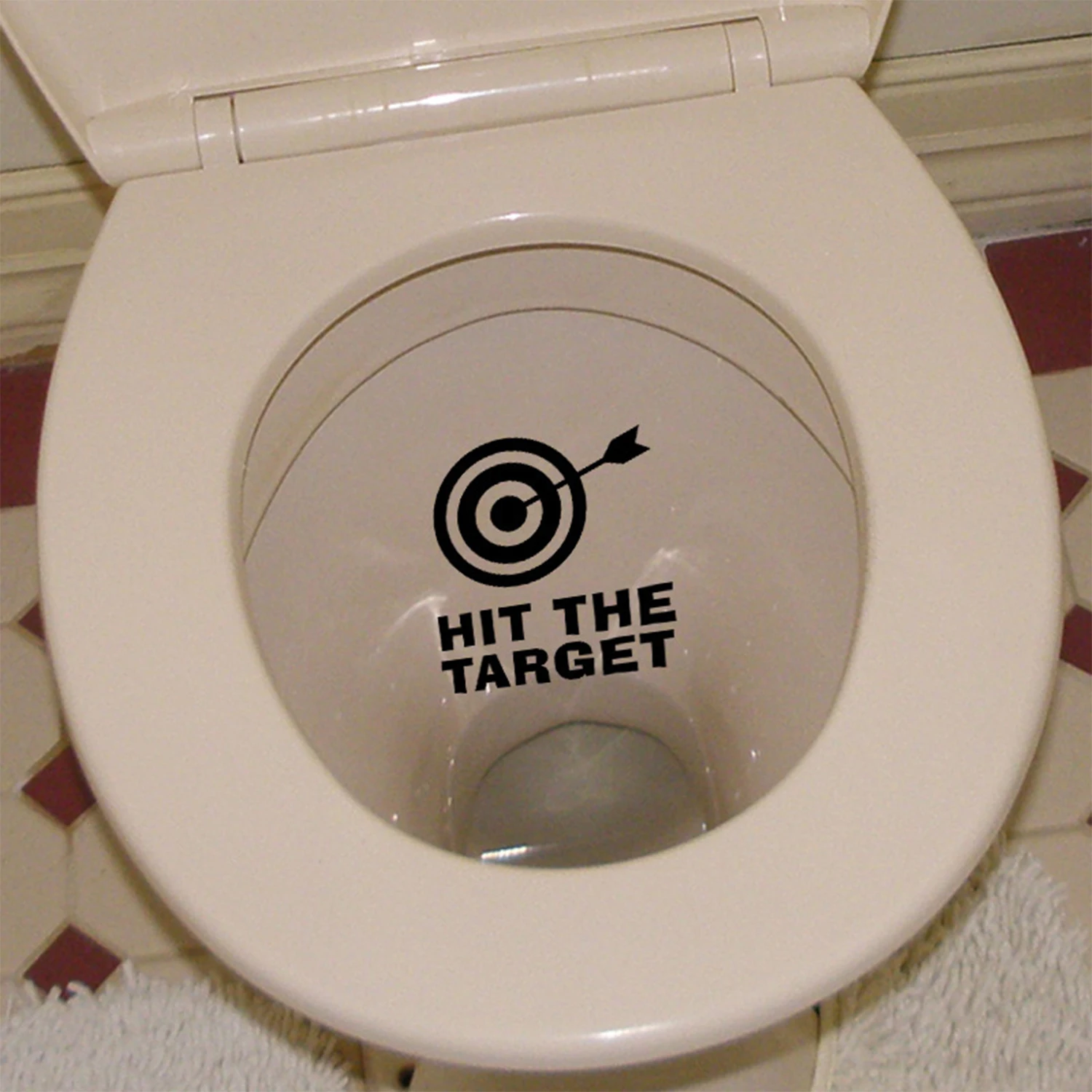 Toilet Potty Training Bullseye Targets for Men and Boys Vinyl Decal Sticker Home Decor PVC Creative Bathroom