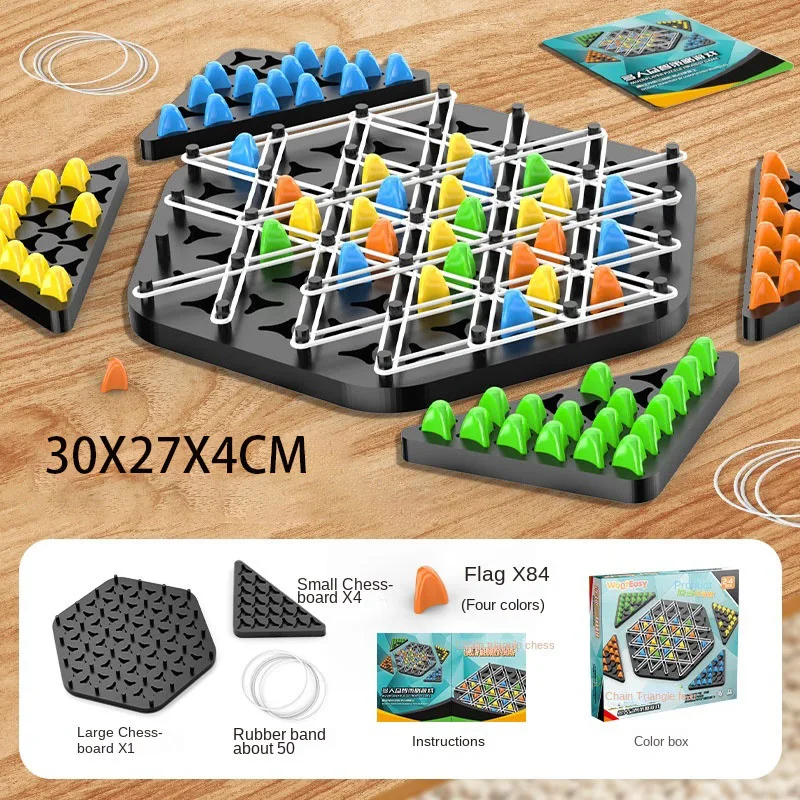 New Triangle Chain Chess Splendor Duel Board Game Strategy Game for Kids and Adults Fun Family Game  Entertainment Tables Games