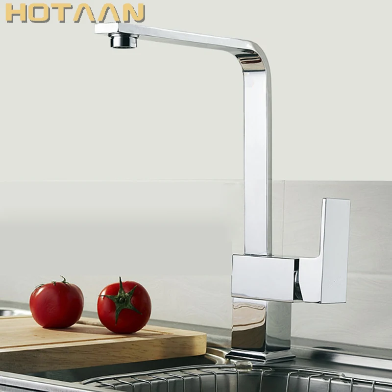 

. Kitchen faucet Brass kitchen sink tap ,kitchen mixer,square swivel Kitchen Faucets, torneira YT-6004