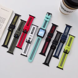 Strap For Apple Watch Band 46mm 44mm 49mm 45mm 40mm 41mm 38 42mm correa Breathable bracelet iwatch series 10 8 SE 7 6 5 9 Ultra