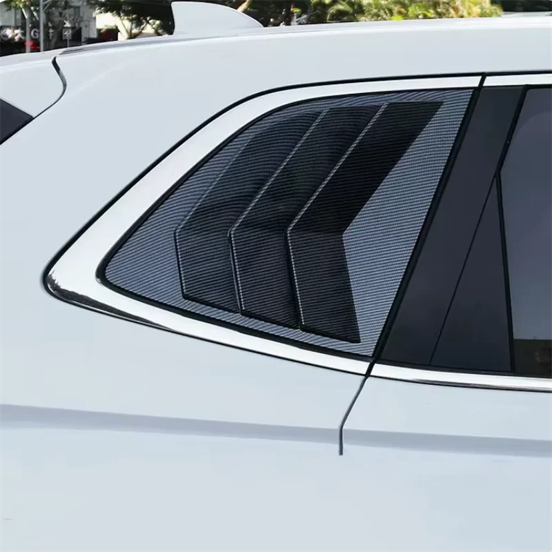 

Rear Trunk Tail Window Spoiler Triangle Frame Cover Trim Blinds Side Louvers For Honda CRV CR-V 2023 2024 Car Accessories