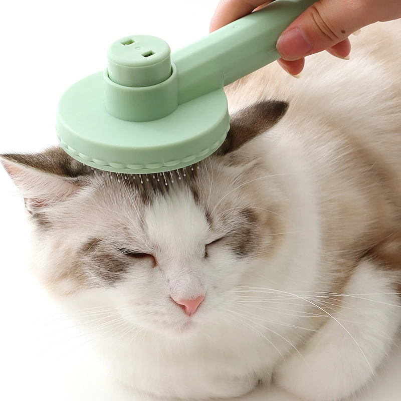 Cat Brush Comb Self Cleaning Slicker Brush for Dogs Cats Pet Hair Removal Hair Remover Scraper Pet Grooming Tool Cat Accessories