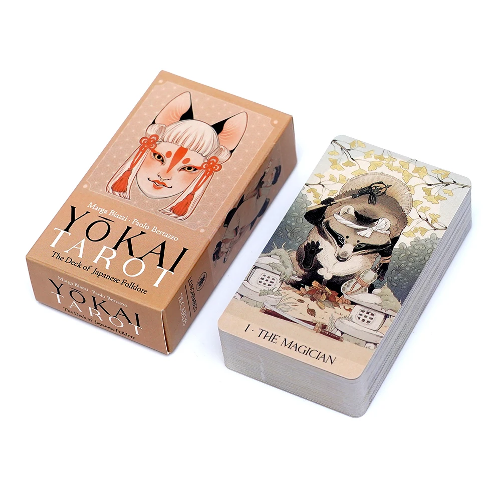 يوكاي التارو سطح السفينة بطاقات التارو الجذور في الشعبية اليابانية النسخة الإنجليزية مجلس لعبة الأسرة رواية لعبة بطاقات أوراكل لعبة