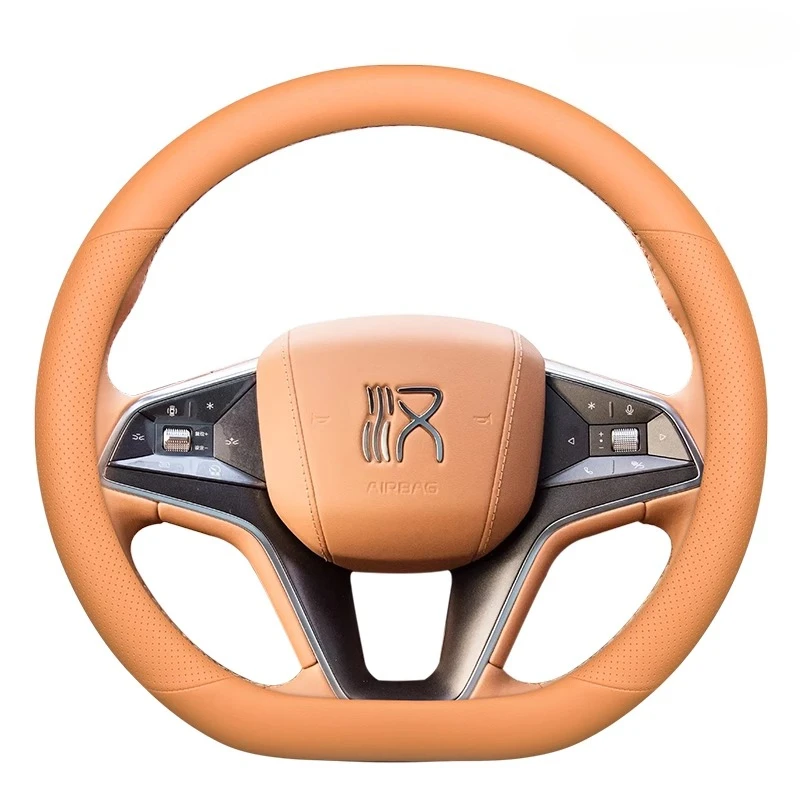 

For BYD Han L DM-i Tang L DMi DMP 2025 Steering Wheel Cover Ultra-Thin Anti Slip Sweat Proof Four Season Universal Car Accessory