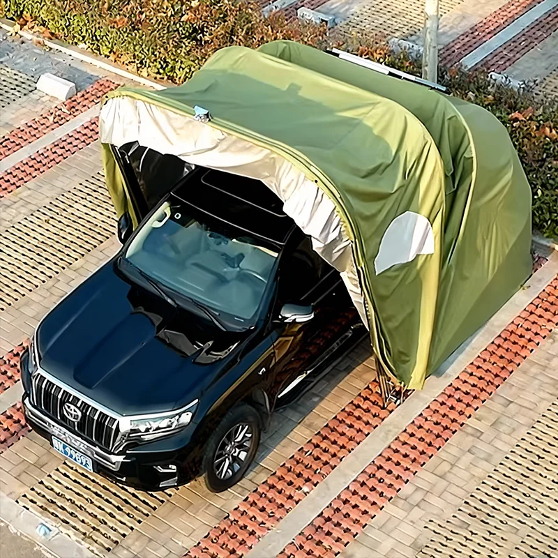 

Custom Simple Home-use Shelter Outdoor Sunshade Canopy Roof Tent 6.0x2.7x2.5m plug-in version