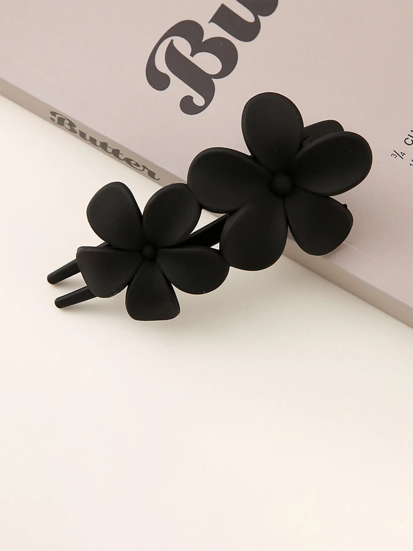 3pcs Trendy Flowers Hair Clips Decorative Hair Accessories Photography Party Props For Girls