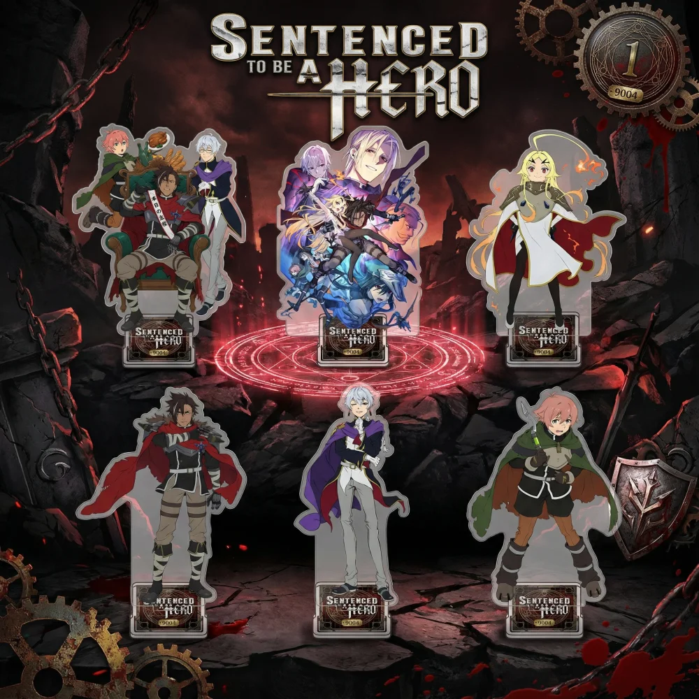 15cm Sentenced to Be a Hero 9004 Anime Acrylic Standee Xylo Bartz Premium HD Print Figure Desktop Decor Collection Gift for Fan