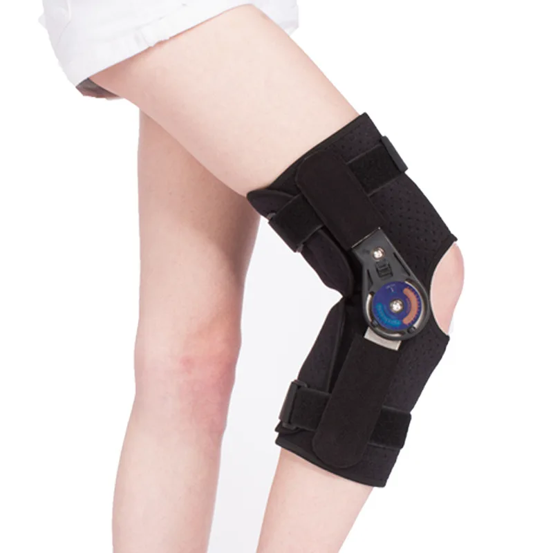 Stable Hinged Knee Brace Left Right Leg Knee Support for Knee Joint Ligament Support Tendon for Men Women Knee Immobilizer