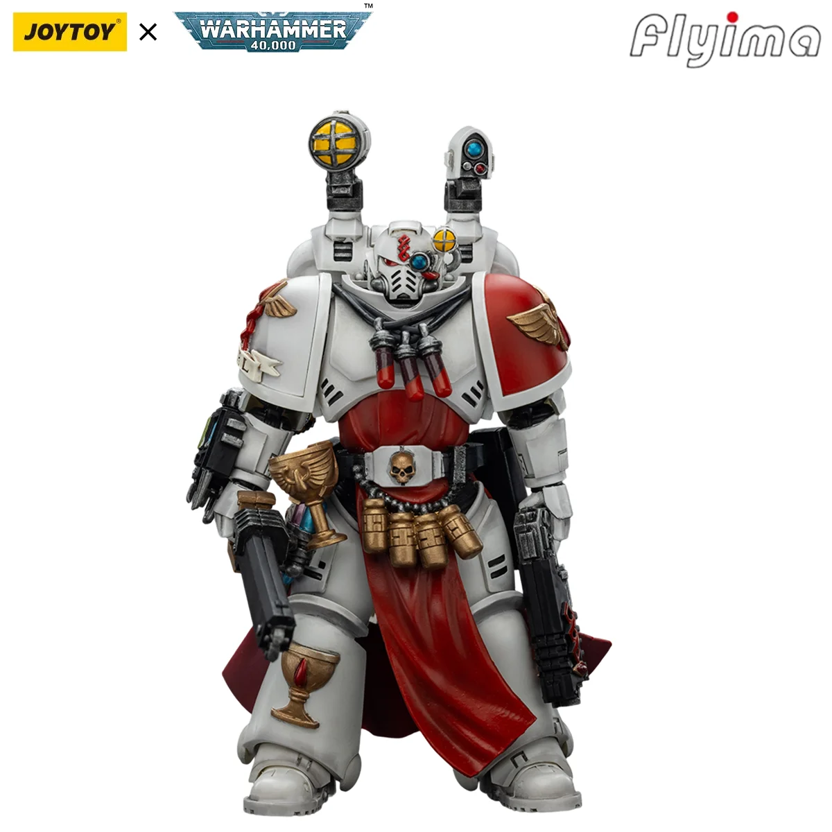 

[Pre-Order]JOYTOY Warhammer 40K Action Figures Blood Angels Sanguinary Priest with Heavy bolt pistol, chainsword and narthecium