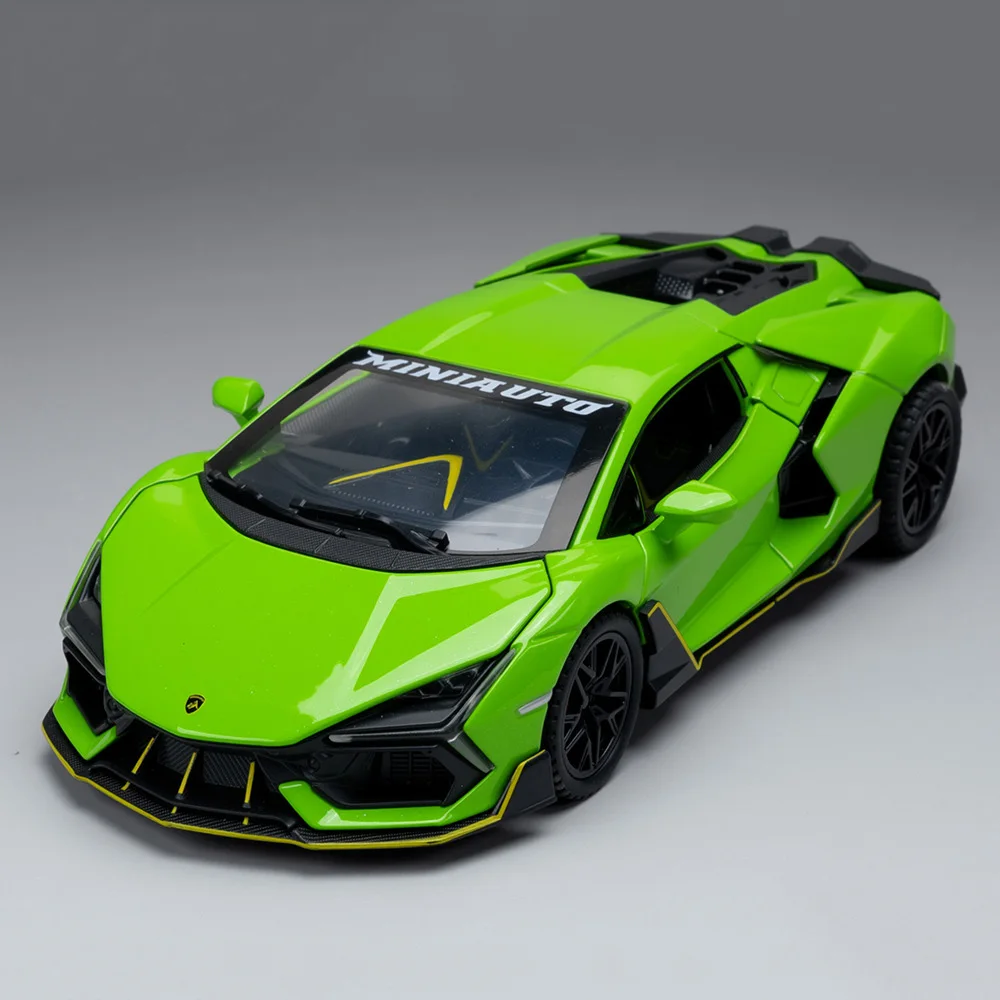 1:32 Lambor Mansory Revuelto Toys Models Cars Wheel Pull Back Miniature Vehicles with Light Music Sports Car Collect Souvenirs