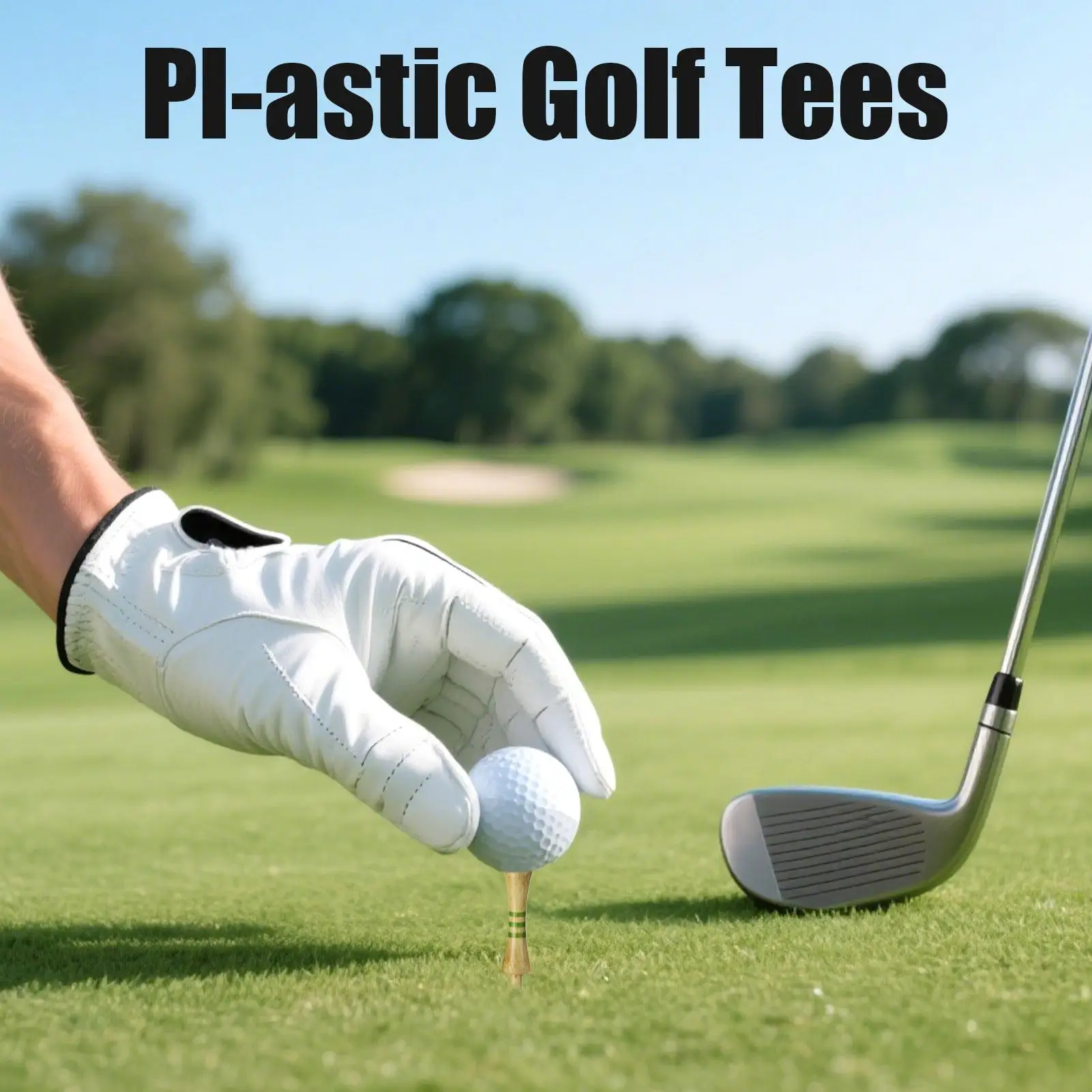 10pcs Golf Tees Golf ball holder golf Practice Tees durable low resistance wooden ball nail golf Practice Equipment