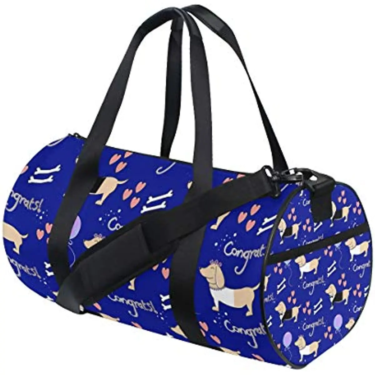 

Dachshund Dog Travel Tote Duffel Bag Carry on Bag Weekender Gym Bag For Men & Women