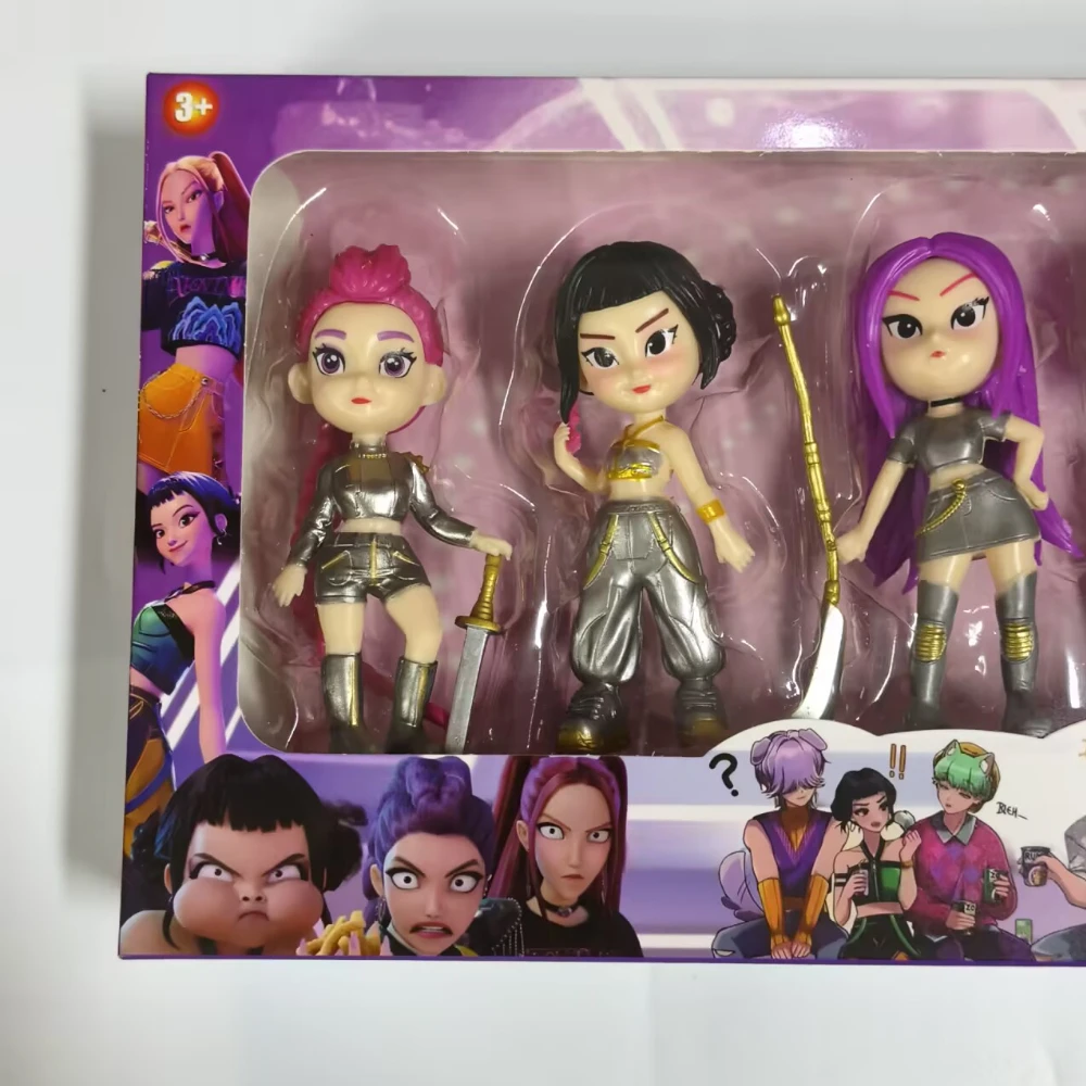 6pcs/Set K-POP Blind Box Vinyl Toy Rumi Mira Zoi Character Vinyl Mask Figurine Birthday Chrismas New Year Gifts Fans Club Gifts